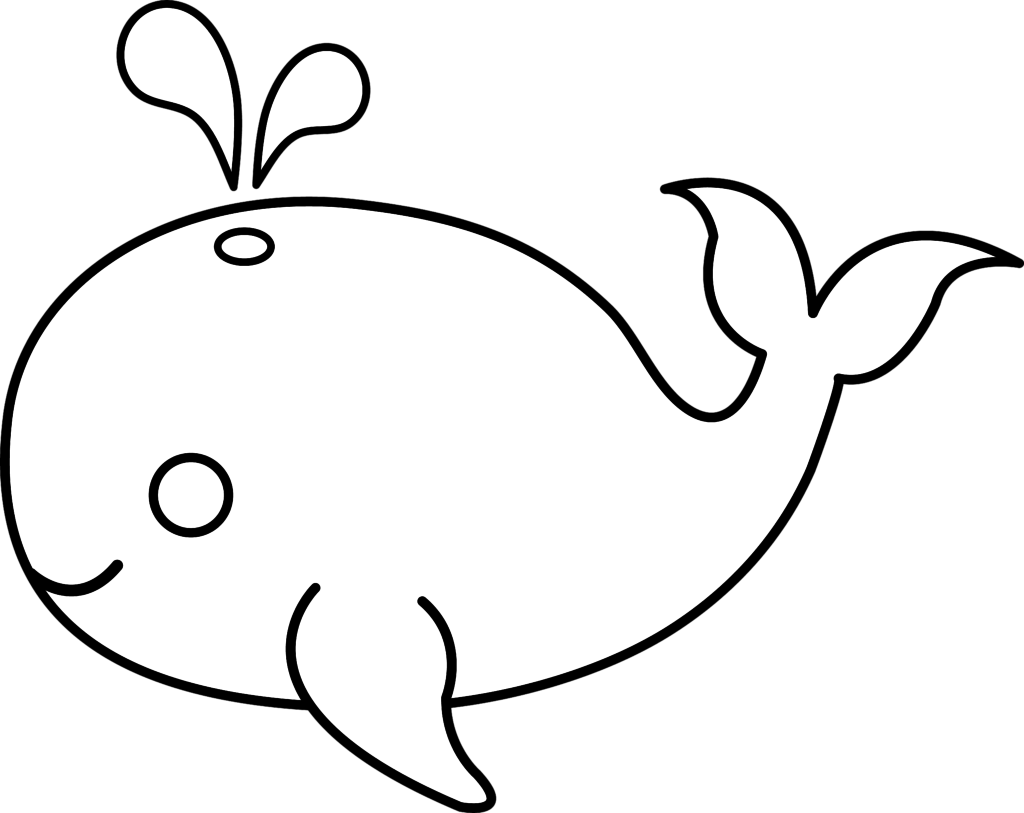 Cute Fish Drawing Easy Clipart (1024x813), Png Download