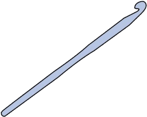 Yarn Crochet Needle Clipart - Weapon - Png Download (600x600), Png Download