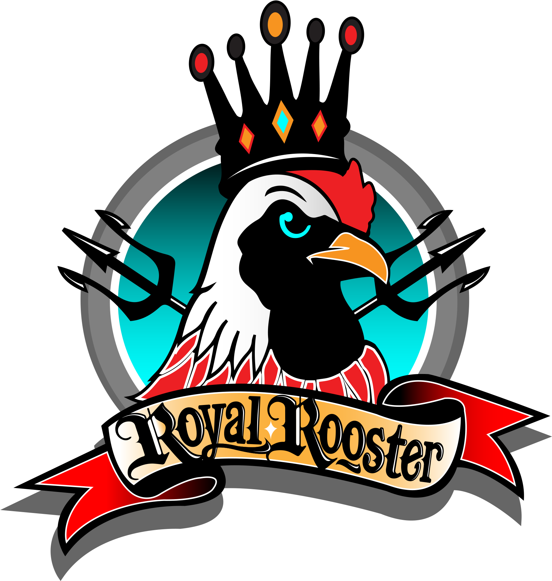Royal Rooster San Diego Clipart (1855x1946), Png Download