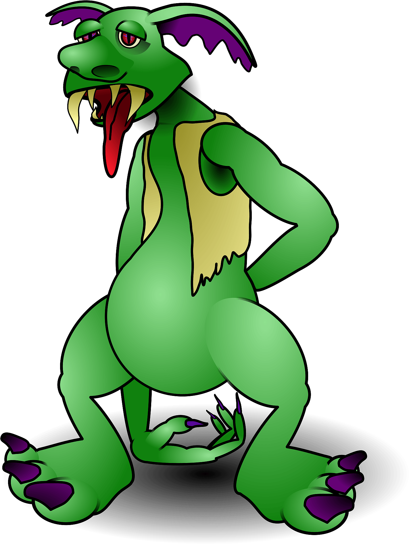 Troll Clipart - Delayed Happy Birthday Funny - Png Download (610x800), Png Download