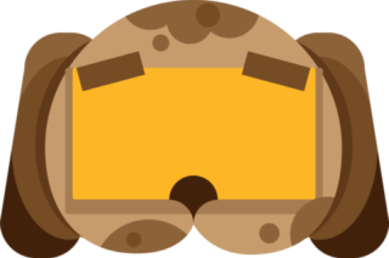 Cute Cartoon Border Label Clipart (800x532), Png Download