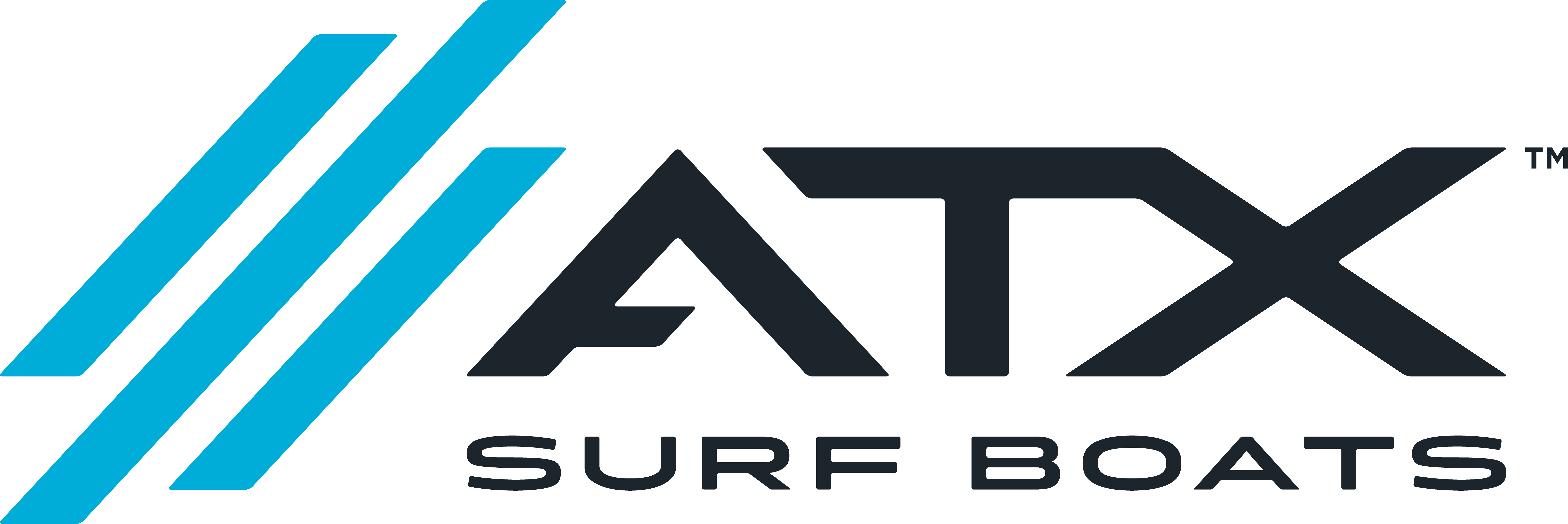Atx Surf Boats Logo Clipart (7710x2576), Png Download