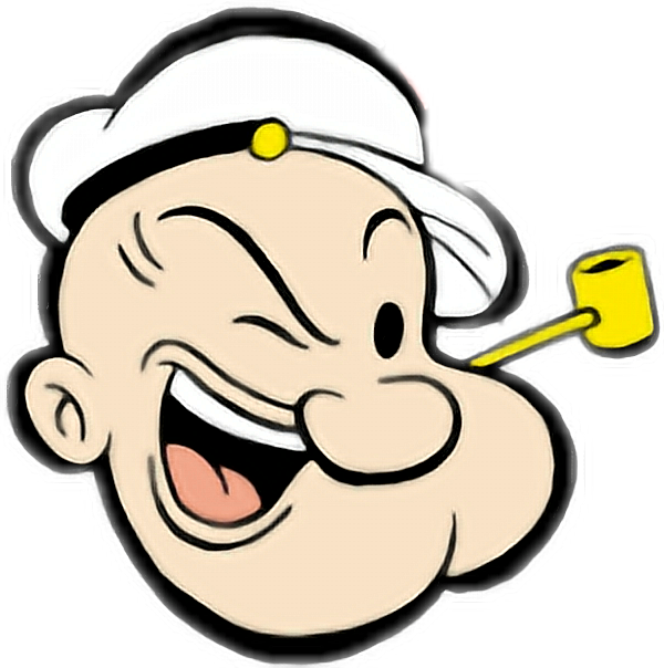 #remixit #stickeremix#sticker - Popeye The Sailor Man Clipart (600x604), Png Download