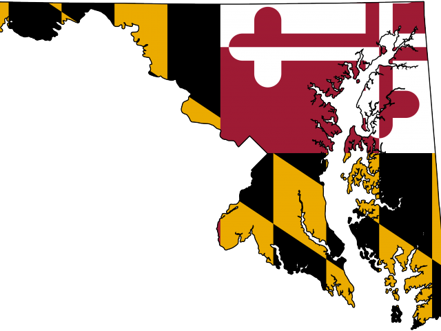 Maryland State Flag Clipart (640x480), Png Download
