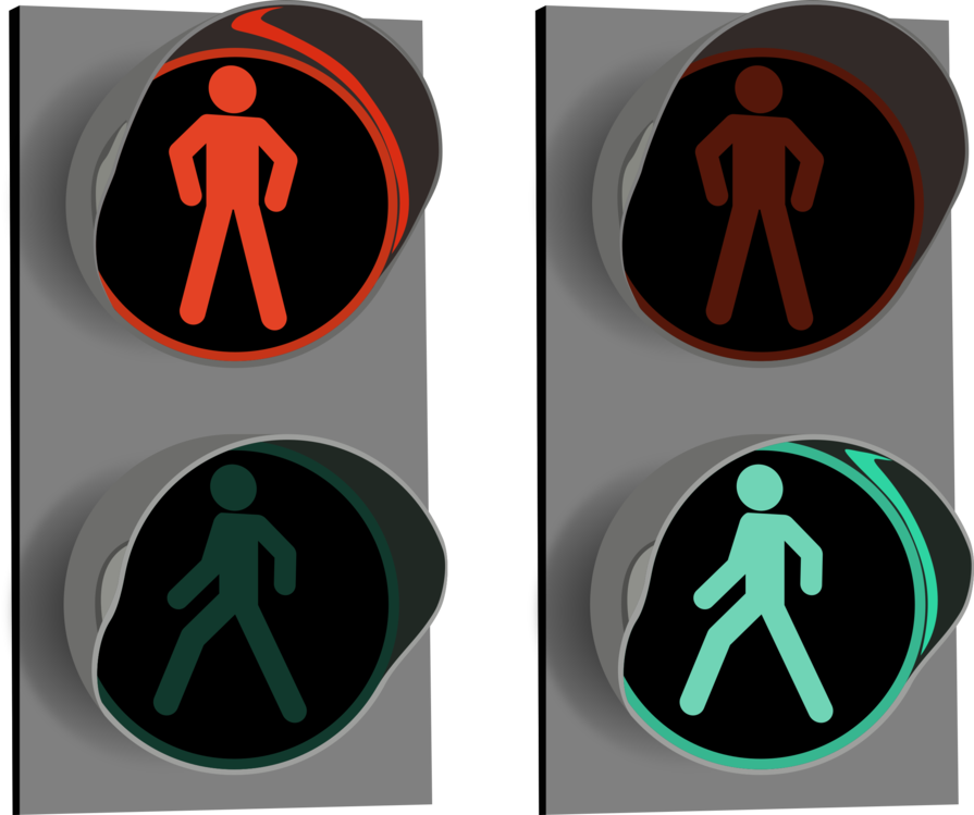 Traffic Light,traffic Sign,sign - Traffic Light For Pedestrians Clipart (895x749), Png Download