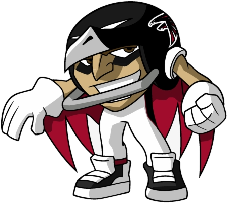 Atlanta Falcons Creative Oh - Nfl Rush Zone Transparent Clipart (820x481), Png Download