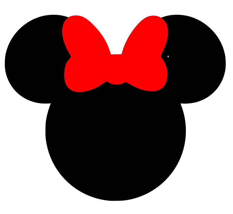 Minnie Mouse Disney Head - Disney Cruise Magnet Templates Free Clipart (771x708), Png Download