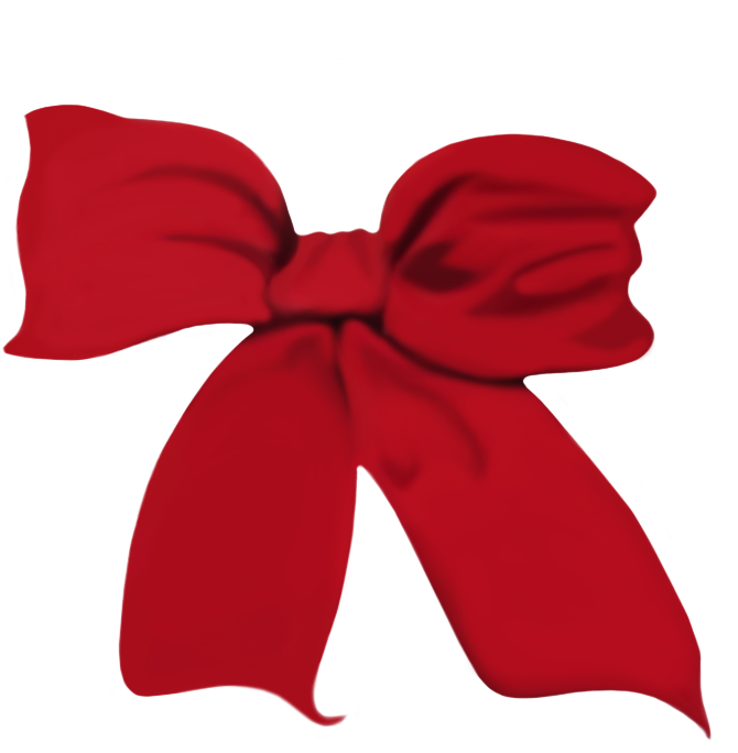 A Red Christmas Bow Img 2731 By Wdwparksgal Stock - Clip Art - Png Download (800x800), Png Download