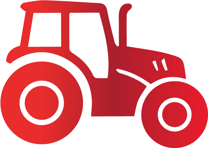 Cute Tractor Clipart Black And White - Png Download (694x493), Png Download