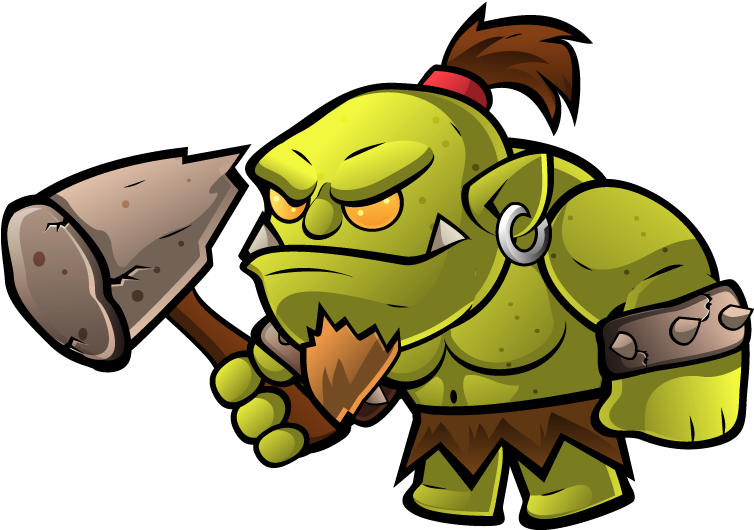 Orcules - Cartoon Clipart (815x575), Png Download