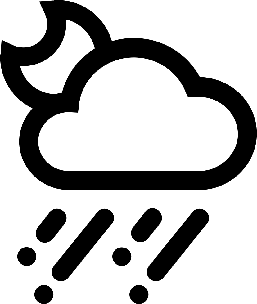 Heavy Night Svg Png Clipart (828x980), Png Download