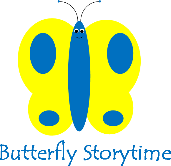 Butterfly Narrating Tales Of - Butterfly Storytime Clipart (634x578), Png Download