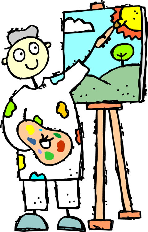 Painting Clipart (478x750), Png Download