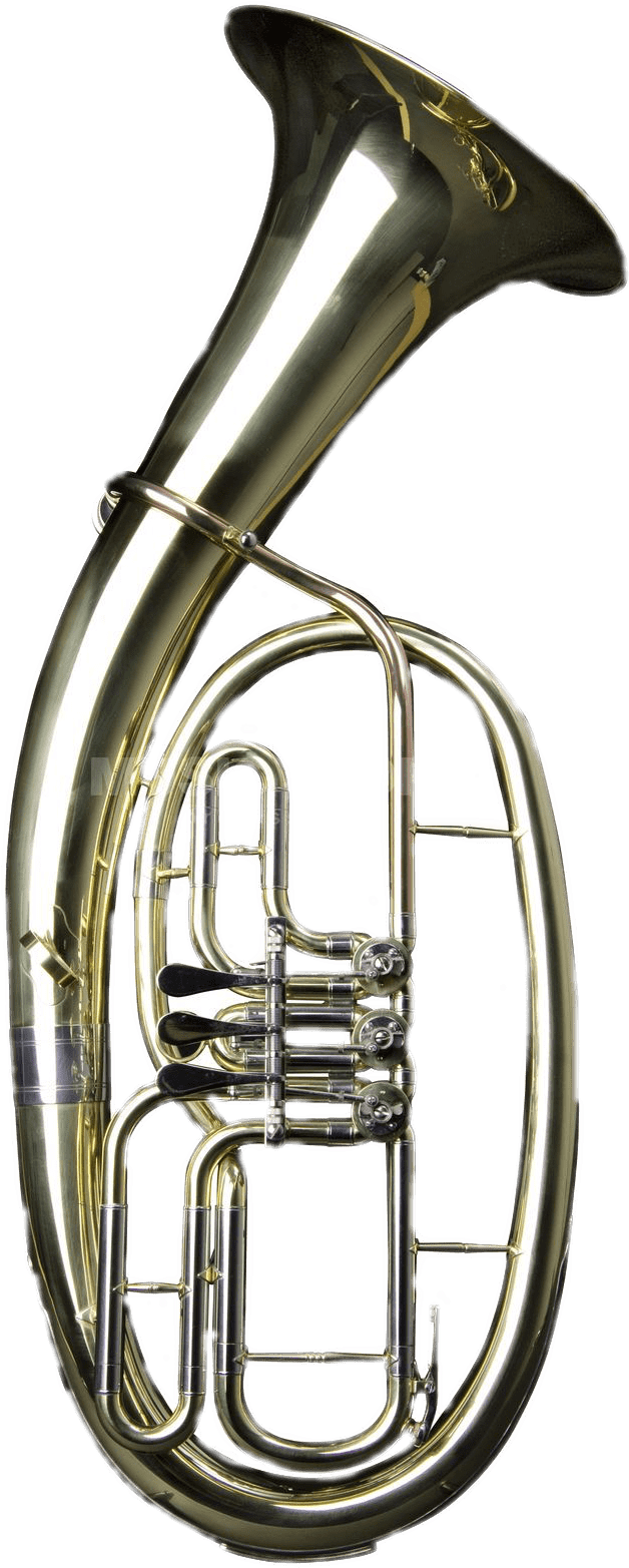 Brass Tenor Horn Transparent - Tenor Horn Clipart (1600x1600), Png Download