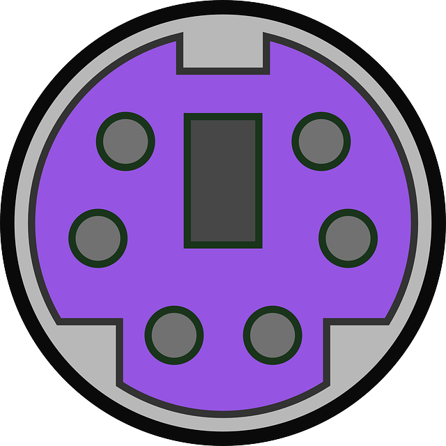 Ps 2 Connector, Connector, Keyboard, Pc - Ps 2 Port Png Clipart - Full ...