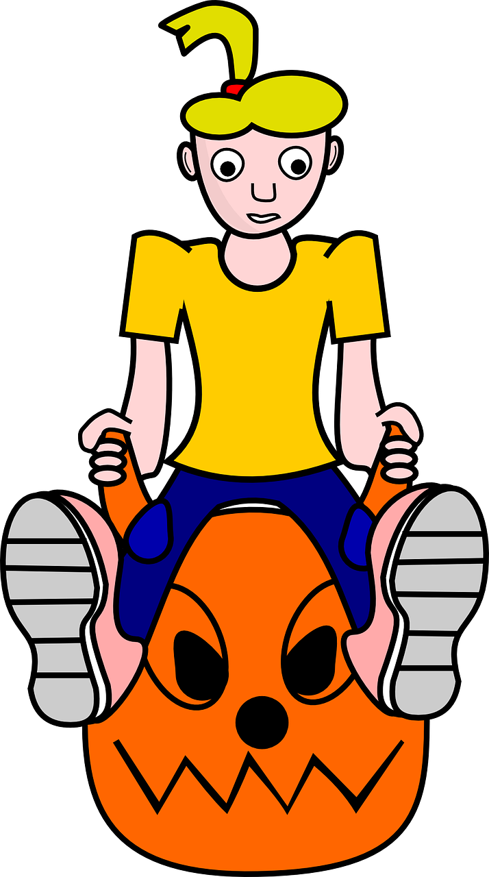Space Hopper Girl Clipart - Clip Art - Png Download (446x800), Png Download