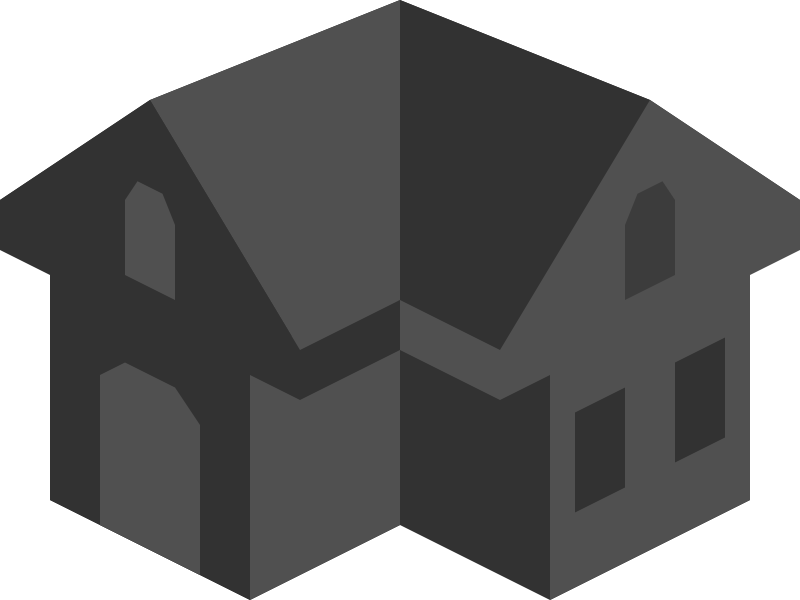 Isometric House Icon Clipart (800x600), Png Download