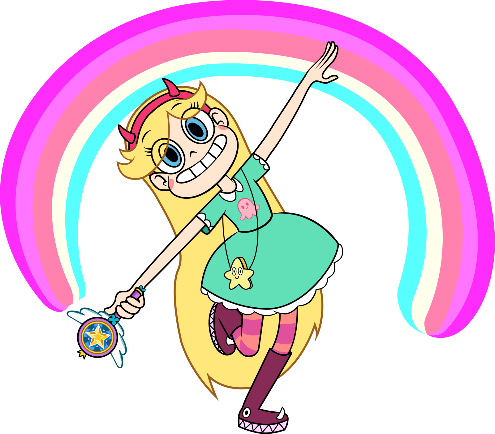 Vs Debating Wiki - Star Vs The Forces Of Evil Rainbow Clipart (1600x1402), Png Download