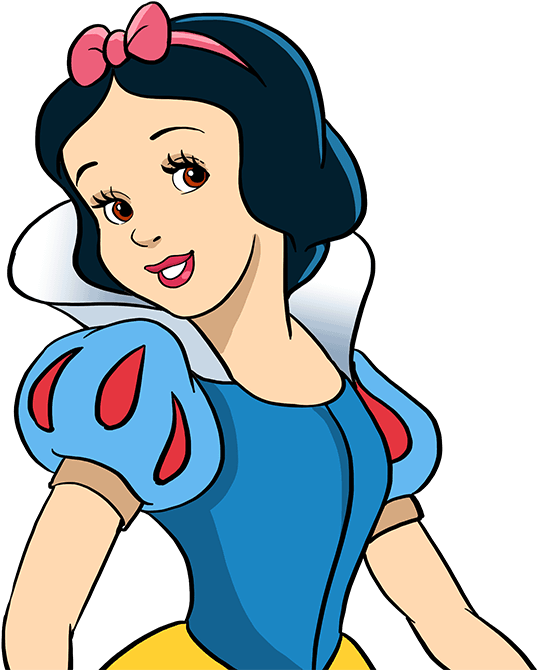 How To Draw Snow White - Easy To Draw Snow White Clipart (680x678), Png Download
