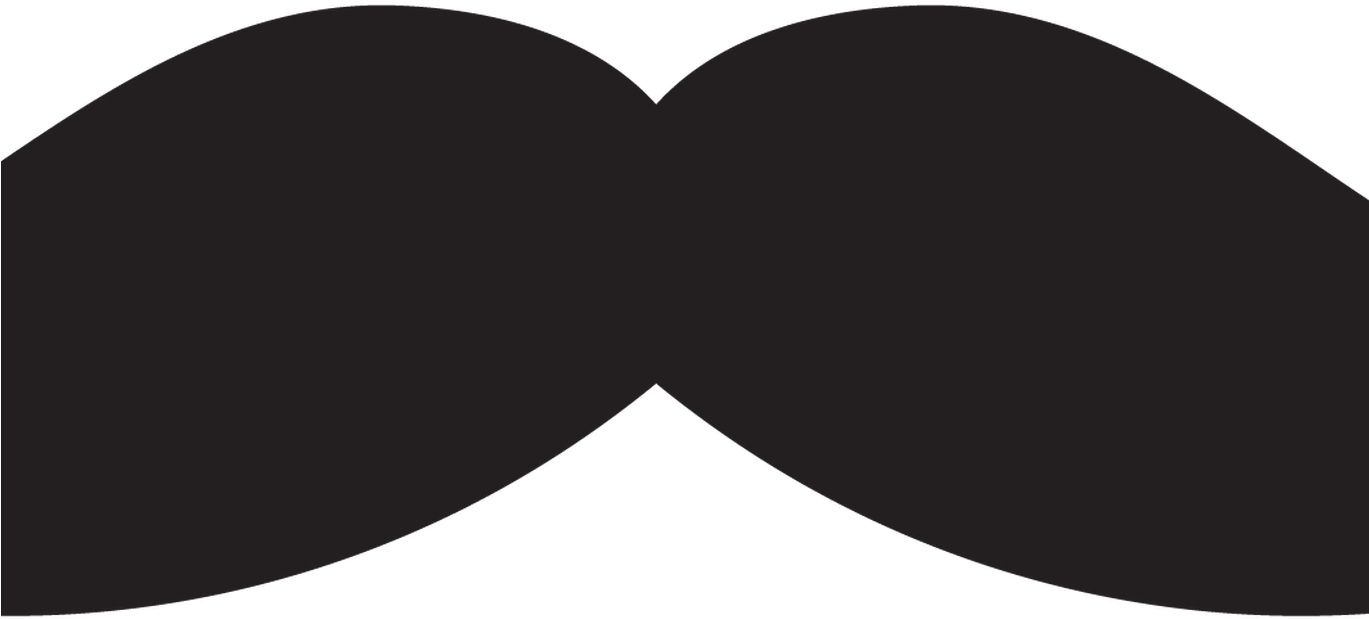 Freebie Friday Party Mustache Clipart Best Clipart - Heart - Png Download (1369x619), Png Download