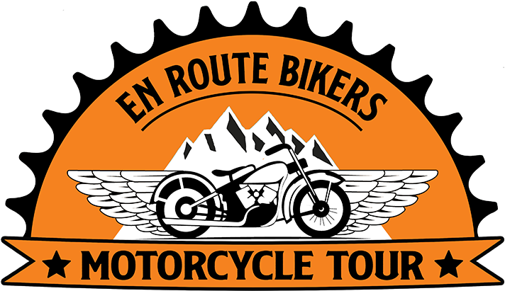 En Route Bikers Clipart (800x440), Png Download