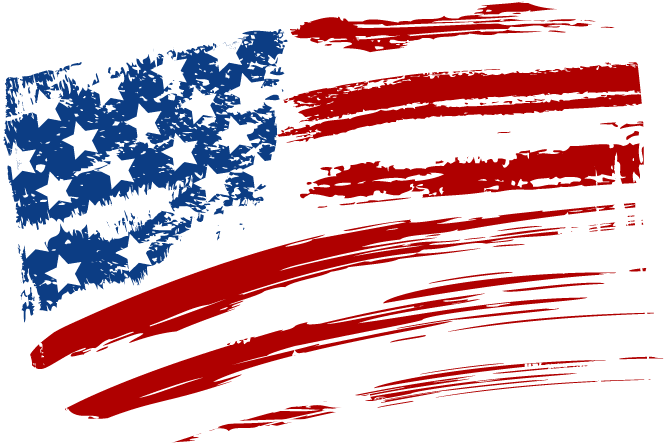 Flag Of The United States Independence Day - American Flag Logo Clipart