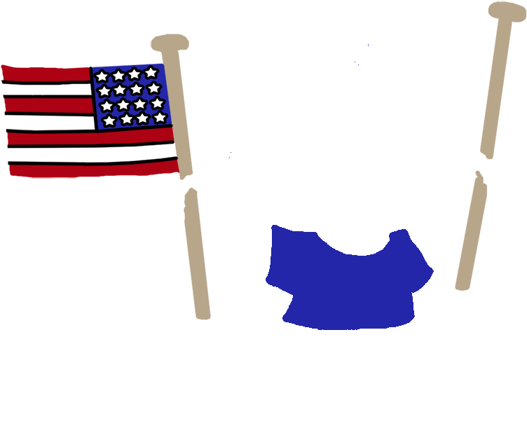 Transparent United State Flag Clipart - Flag Of The United States - Png Download (752x618), Png Download