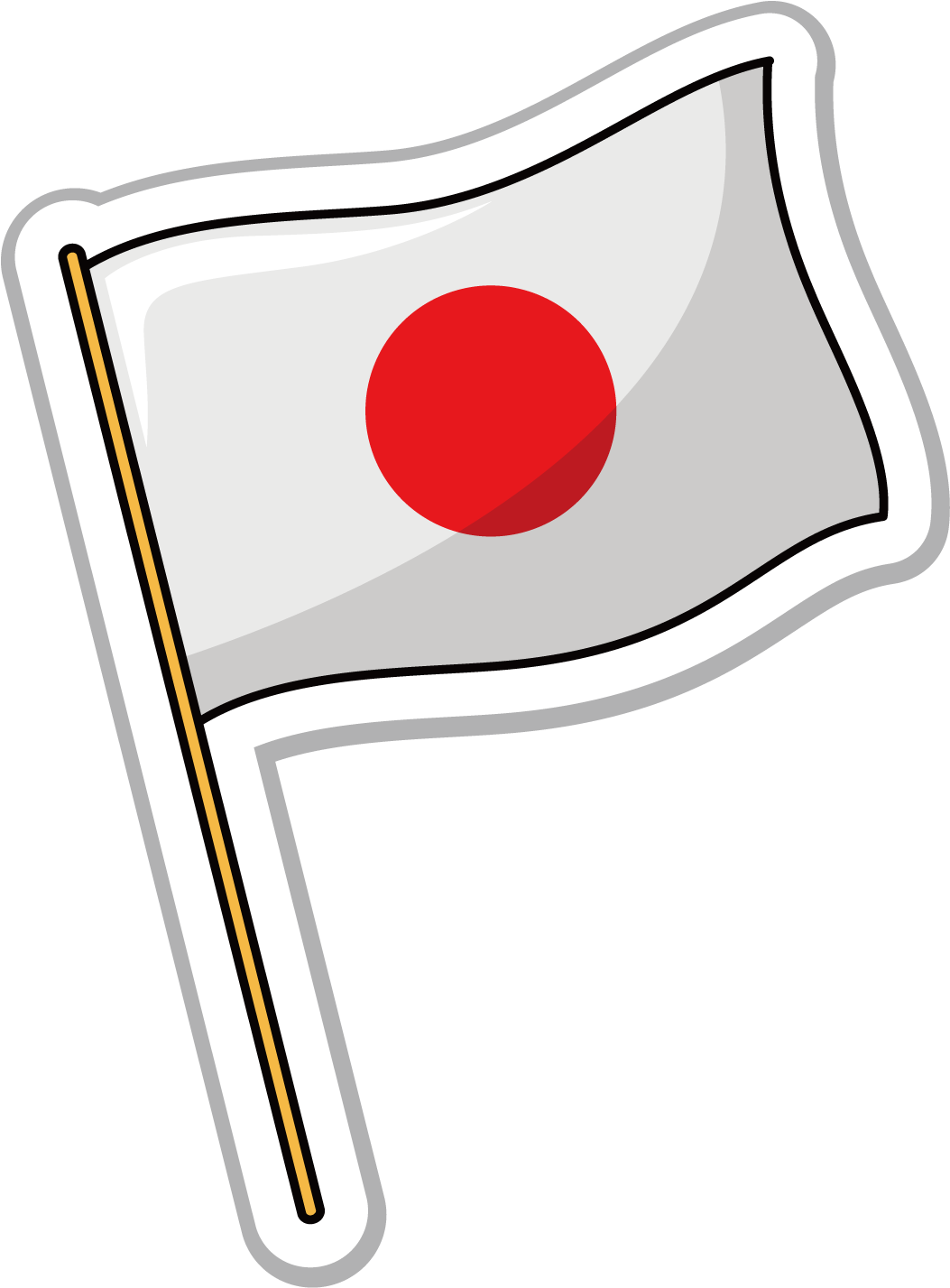 United Of Japanese States Flag Japan The Clipart - Japan Flag Clipart - Png Download (1404x1511), Png Download