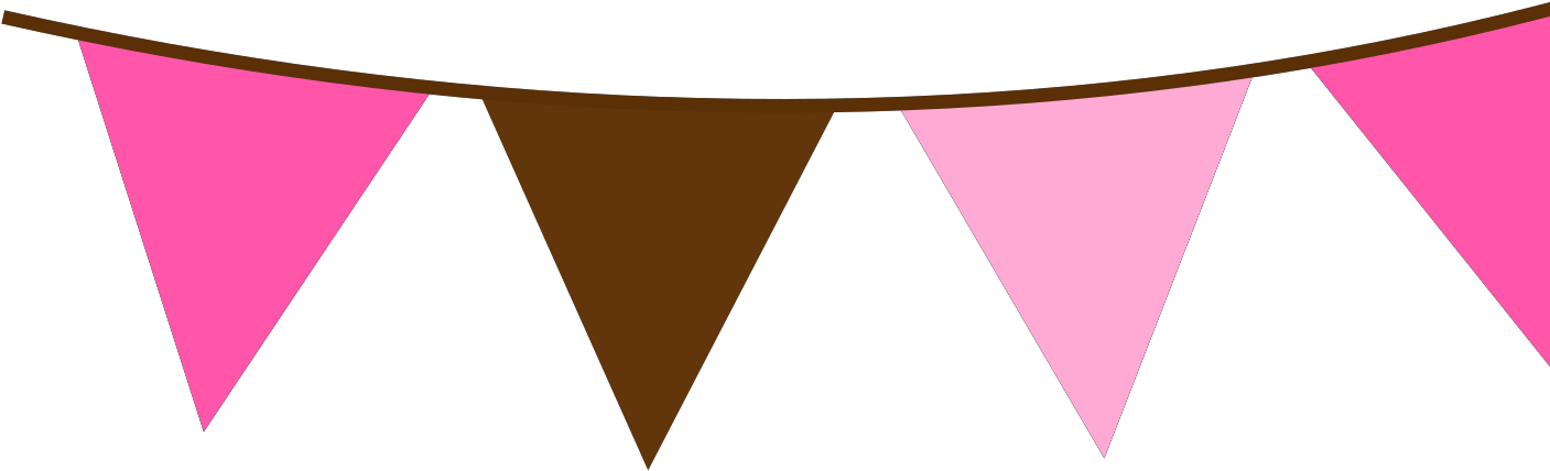 Pink Flag Banner Png Clipart (1600x1600), Png Download
