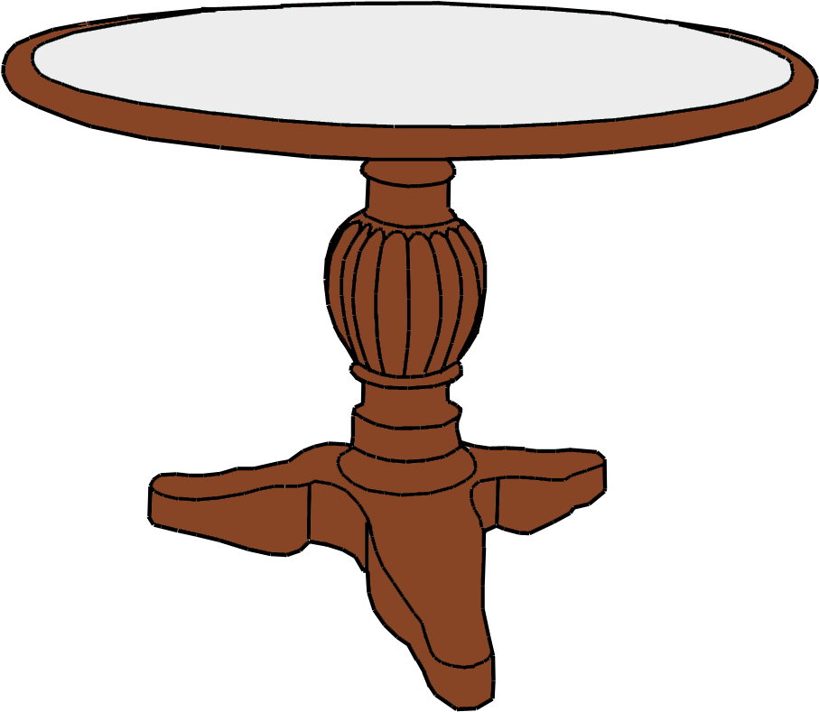 Gueridon Louis Philippe - Guéridon Png Clipart (945x827), Png Download