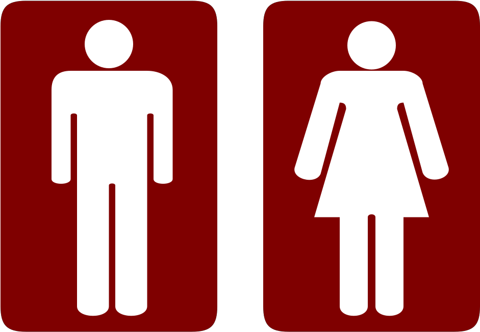 Male And Female Toilet Signs Clipart Full Size Clipart (5393938