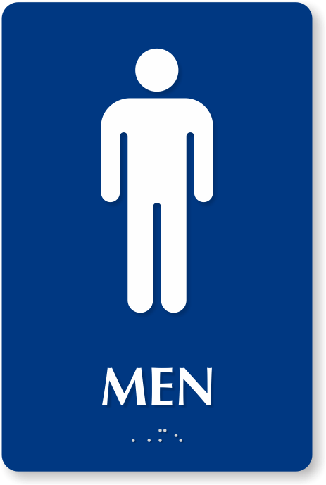 Restroom Sign Images - Bathroom Sign Clipart (538x800), Png Download