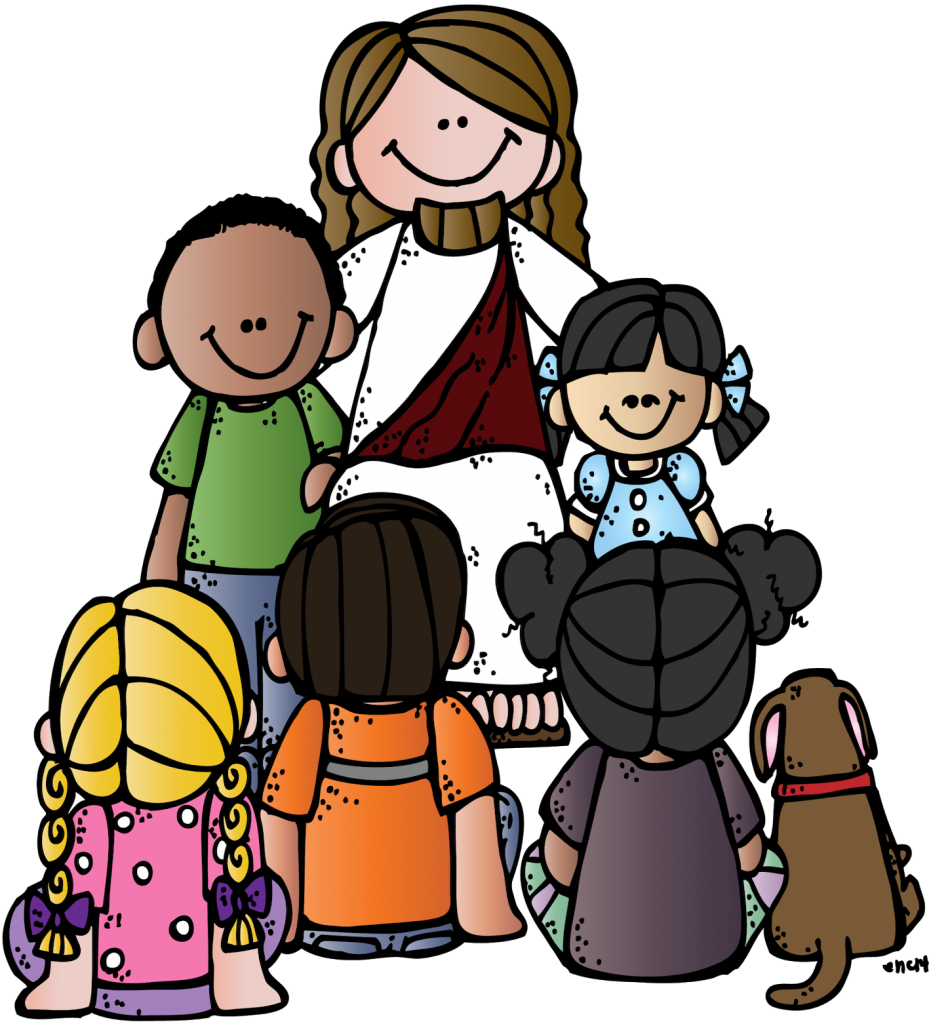 Jesus Loves Children Clipart - Png Download (929x1024), Png Download