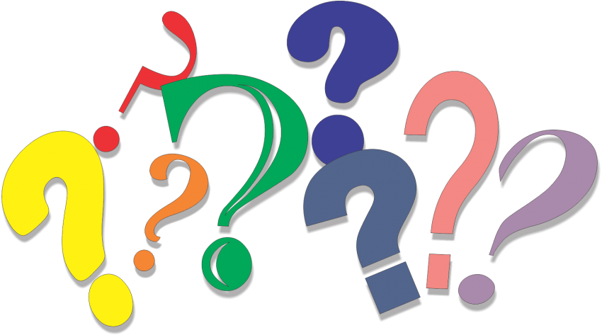 Free Png Download Question Marks Png Png Images Background - Transparent Background Question Marks Png Clipart (850x473), Png Download