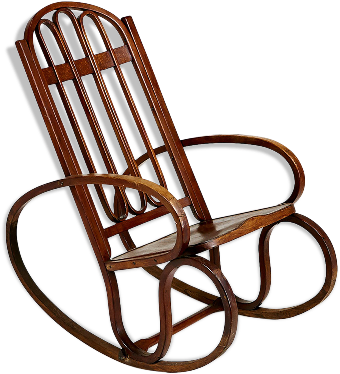 Rocking Chair Of Art Nouveau Period, Gustav Siegel, - Gustav Siegel Clipart (1457x1457), Png Download