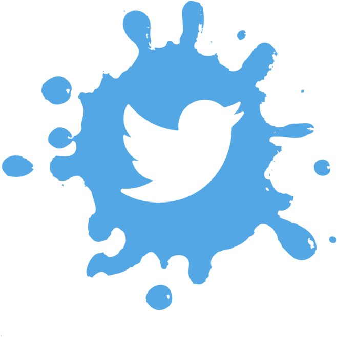 Twitter Splash Icon Png Image Free Download Searchpng - Instagram Logo Png Splash Clipart (715x715), Png Download