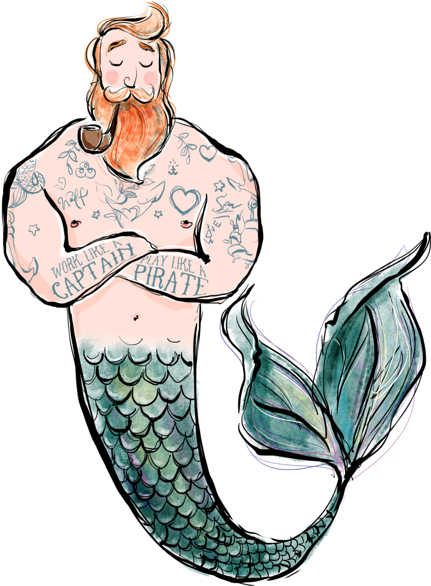 Mermaid Clipart (882x1200), Png Download