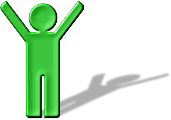 Stick Figure With Shadow Clipart (600x600), Png Download