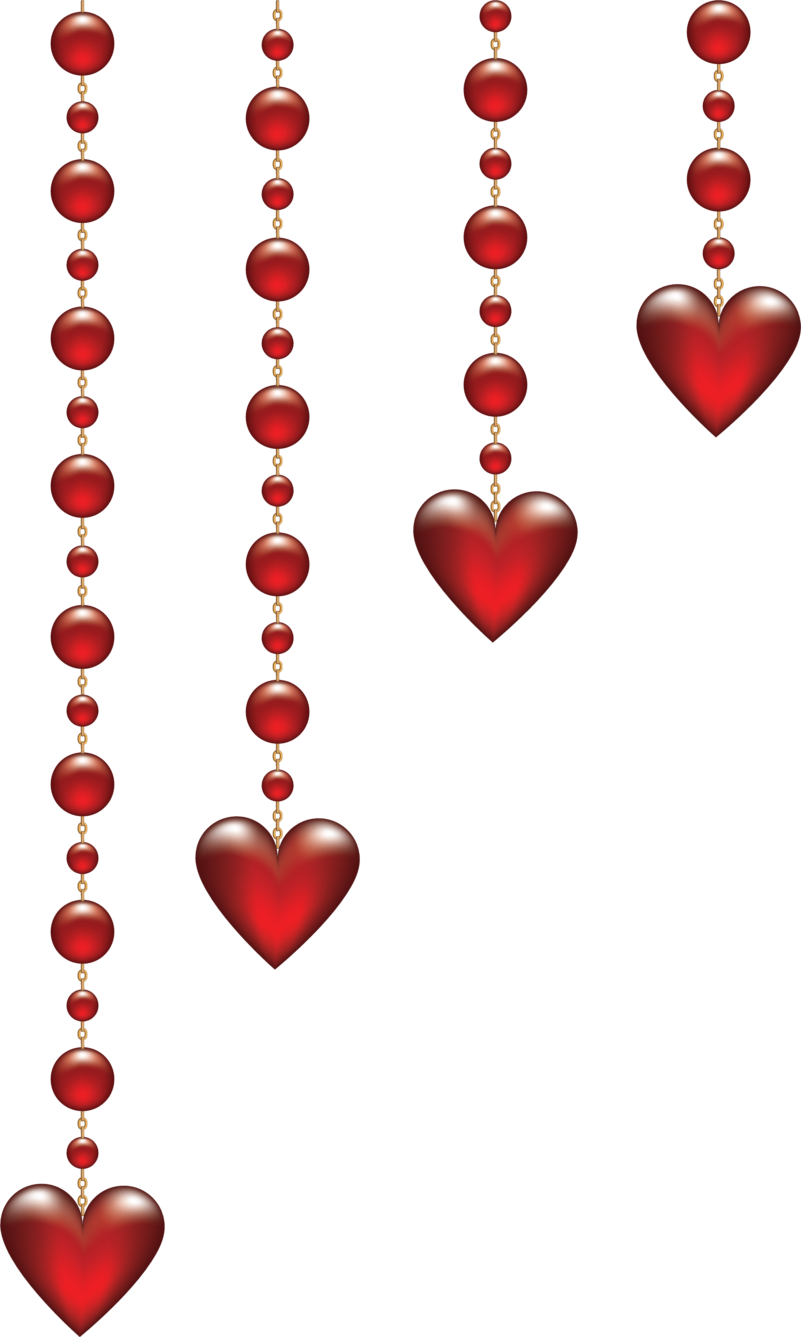 Heart Valentine"s Day Clip Art - Transparent Valentine Clipart - Png Download (2920x4610), Png Download