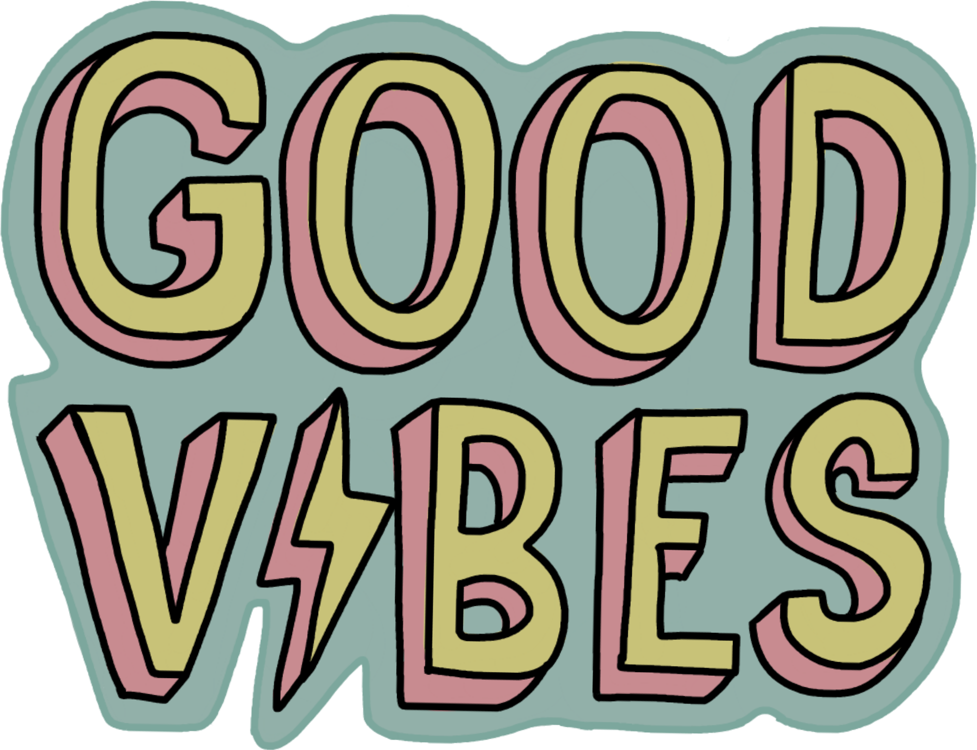 #goodvibes Clipart (1978x1519), Png Download