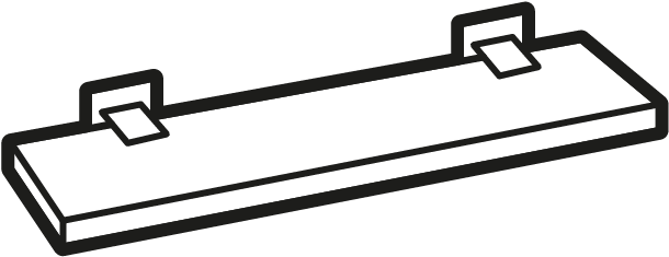 Shelves & Baskets - Stencil Clipart (661x661), Png Download