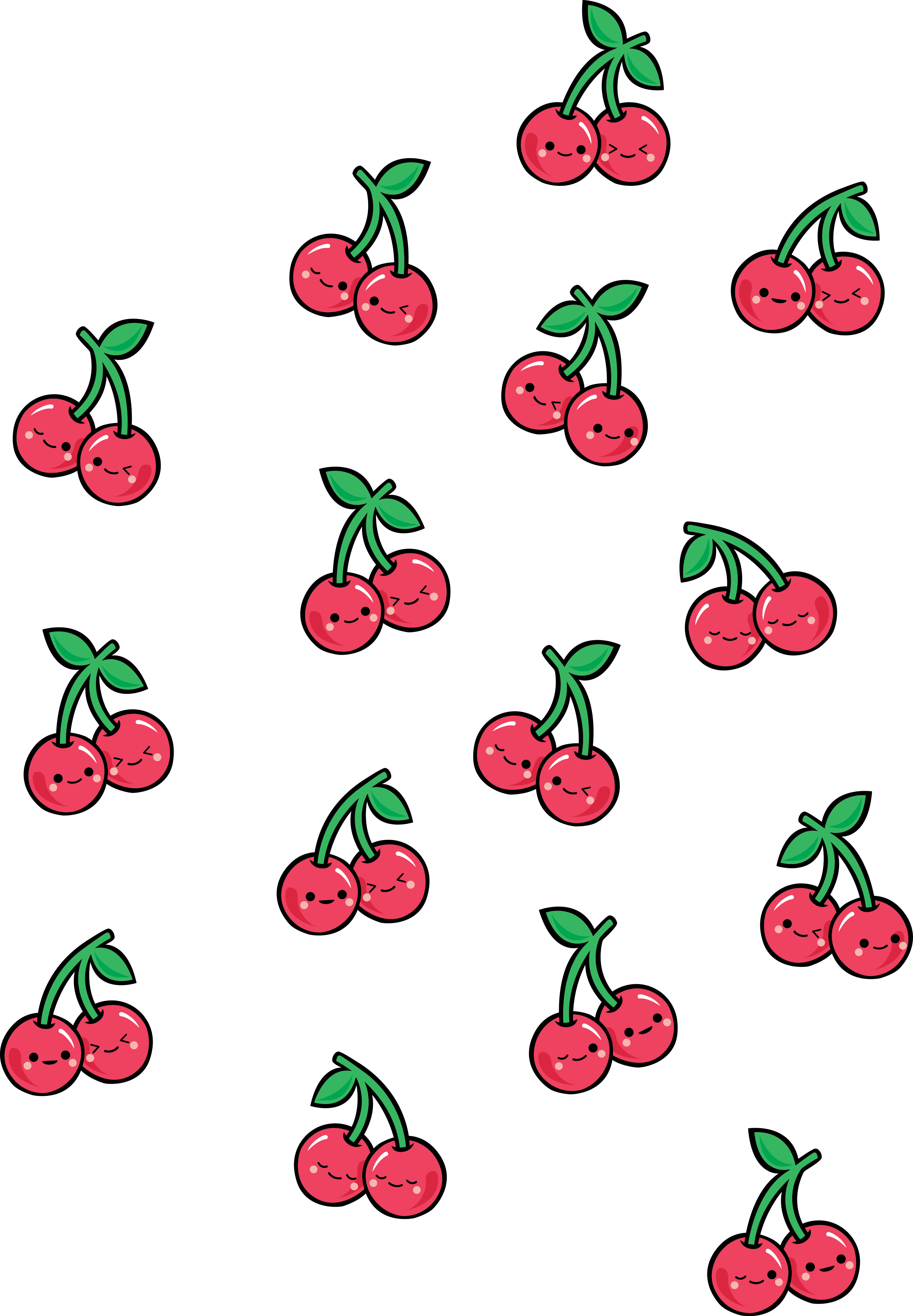 Cherries Clipart Cheeky - Iphone Xs - Png Download (3553x5120), Png Download