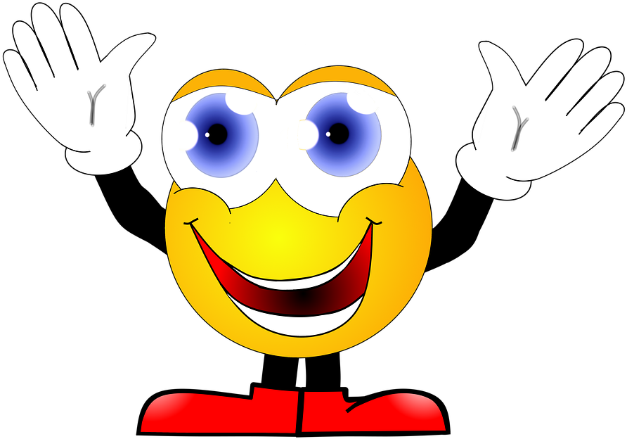Willkommen Smiley Clipart (952x720), Png Download