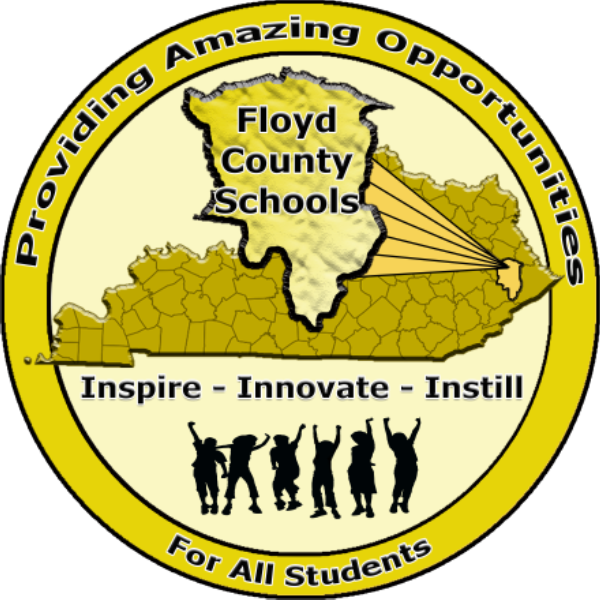 Hiding Clipart School Agenda - Floyd County Schools Logo - Png Download (600x600), Png Download