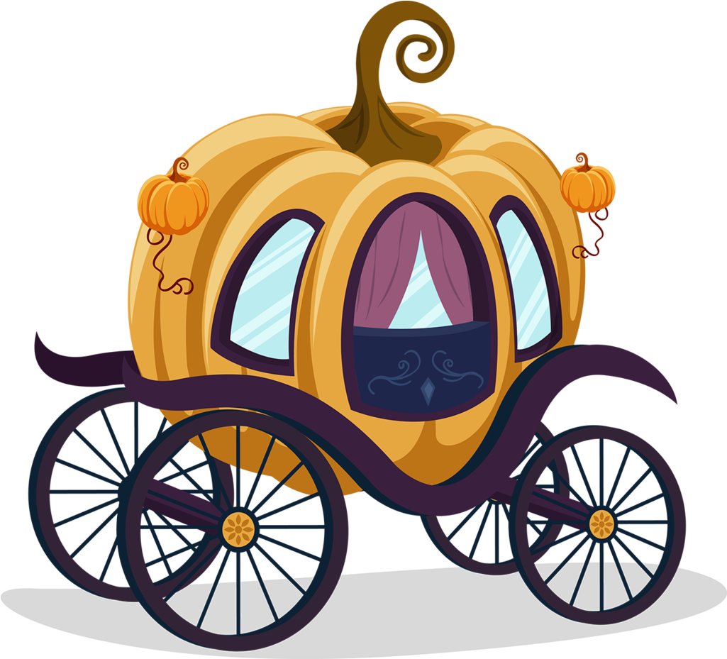 Cinderella Carriage Pumpkin Cartoon Clip Art - Cinderella Pumpkin Carriage Png Transparent Png (1024x1024), Png Download