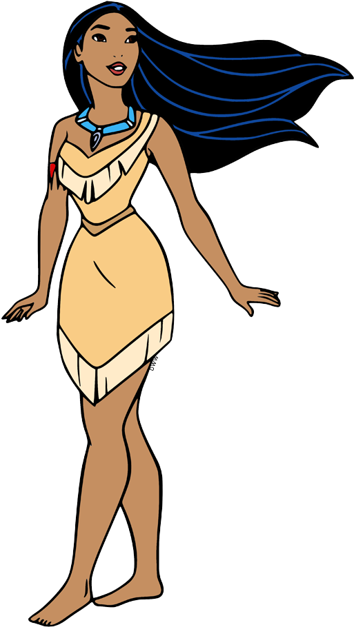 Disney Clipart Pocahontas - Png Download (518x919), Png Download