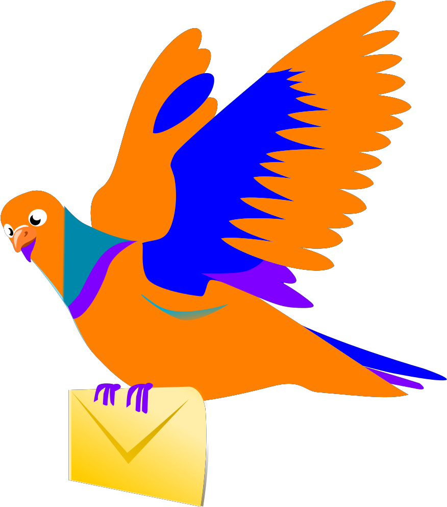 Flying Pigeon Clipart - Png Download (1600x1600), Png Download