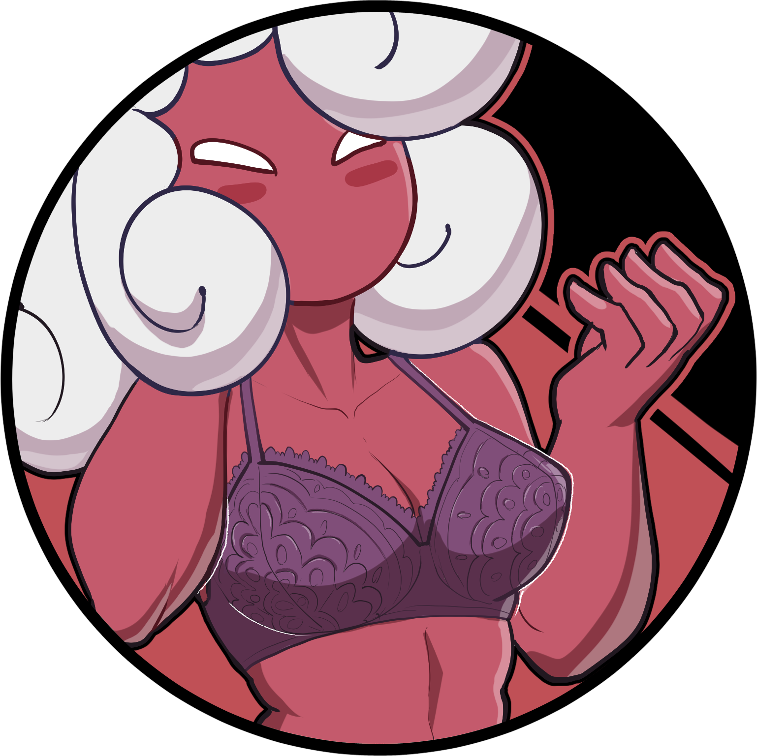 Bra Badges - Cartoon Clipart (1538x1537), Png Download