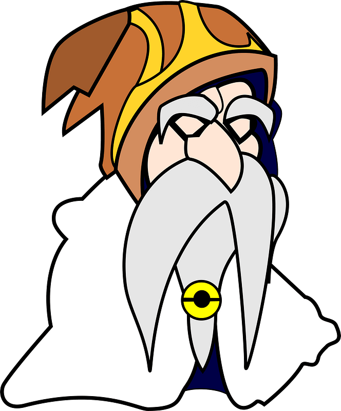 Wizard Clipart - Cartoon - Png Download (664x800), Png Download
