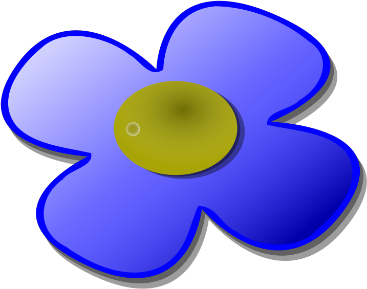 Blue Game Marble Flower Svg Clip Arts - Png Download (1024x1024), Png Download